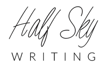 &nbsp;Half Sky Writing